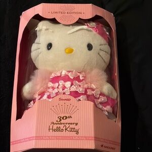 Sanrio 30th Anniversary Hello Kitty Limited Edition Pink Plush